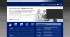 Desktop Screenshot of egovernment.krzn.de