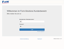Tablet Screenshot of formulare.krzn.de